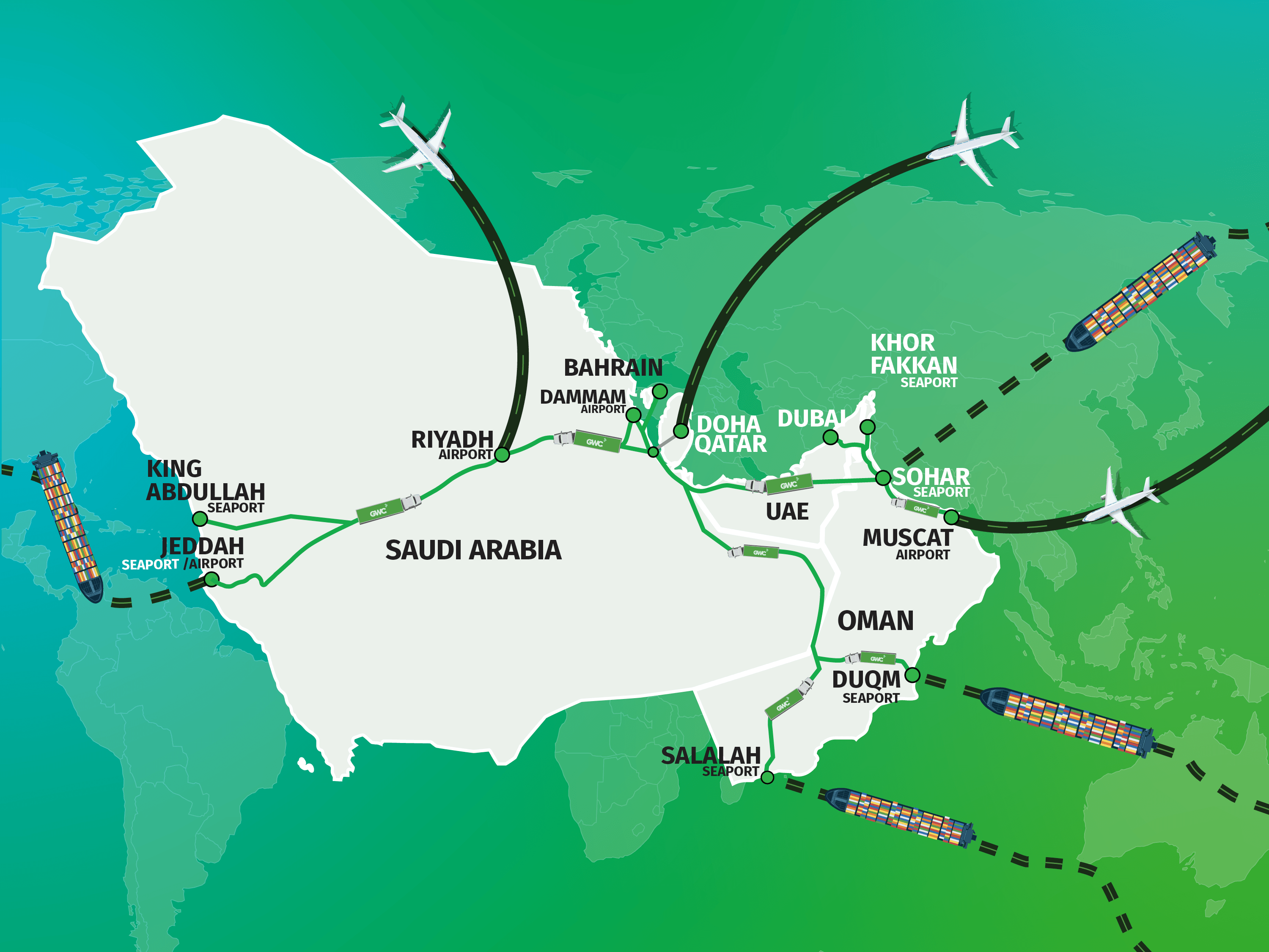 GWC freight landing page banner